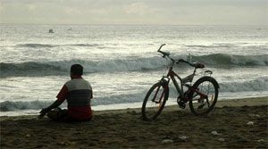 mantra en la playa