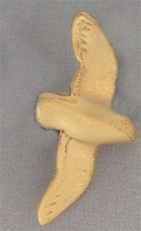 albatros colgante oro