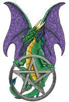 pentáculo y dragón