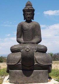 Buda encima de una tortuga