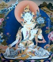 diosa Tara tibetana blanca