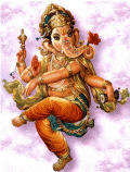 ganesha dios hindú danzando