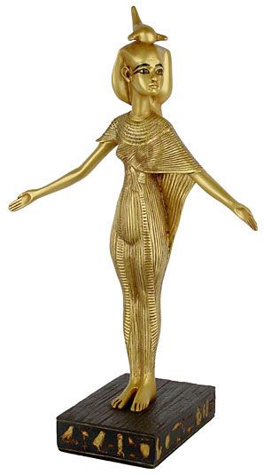 Selket estatuilla de oro