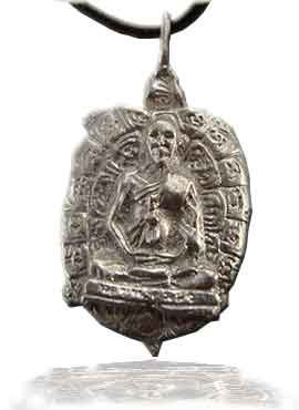buda colgante con tortuga amuleto budista