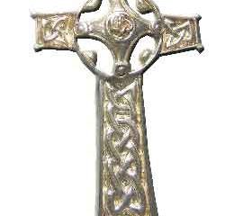 cruz celta de Ambrosio, colgante de plata