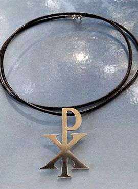 Tienda online de amuletos, talismanes y símbolos mágicos: colgante Crismon cruz de Constantino
